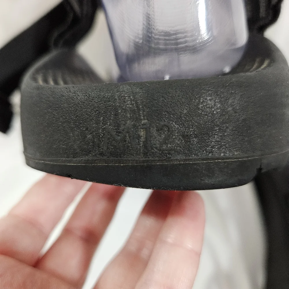 Chaco Z1 black grey sandals men's size 12